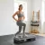 Magasságban állítható fitneszlépcső, csúszásgátló, otthoni, edzőtermi vagy irodai használatra alkalmas, műanyag, szürke