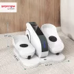 Ülőpedálos tréner, mini ellipszis tréner LCD monitorral, távirányítóval, 10 állítható sebességfokozattal, fehér