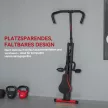 Edzőgép, állítható, fémcsövek, pedálok, összecsukható, piros