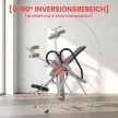  Inversionsbank Klappbar Inversionstisch mit Verstellbarem Knöchelverschluss Sicherheitsgurt, Ruschfest
