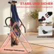  Inversionsbank Klappbar Inversionstisch mit Verstellbarem Knöchelverschluss Sicherheitsgurt, Ruschfest