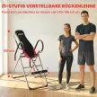  Inversionsbank Klappbar Inversionstisch mit Verstellbarem Knöchelverschluss Sicherheitsgurt, Ruschfest