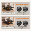 Mini ellipszis tréner otthoni használatra, pult alá helyezhető elektromos cross trainer távirányítóval, LED kijelzővel, 12 sebességfokozattal