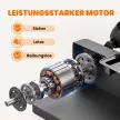 Mini ellipszis tréner otthoni használatra, pult alá helyezhető elektromos cross trainer távirányítóval, LED kijelzővel, 12 sebességfokozattal