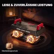 Vibrációs platform, csendes, üléssel, 99 intenzitási szinttel, 3 előre beállított programmal, állítható magasságú és levehető fogantyúkkal