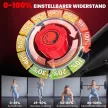  Heimtrainer Fahrrad Höhenverstellbar Hometrainer mit Magnetwiderstand APP verstellbarem Sitz LCD-Monitor Handyhalter