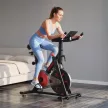  Heimtrainer Fahrrad Höhenverstellbar Hometrainer mit Magnetwiderstand APP verstellbarem Sitz LCD-Monitor Handyhalter