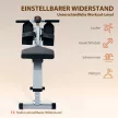 Otthoni evezőgép, hidraulikus fitnesz evezőgép LCD kijelzővel, 12 ellenállási szint, evezőgép teherbírása akár 100 kg, fitneszfelszerelés, edzőeszköz teljes test edzéséhez