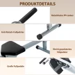 Otthoni evezőgép, hidraulikus fitnesz evezőgép LCD kijelzővel, 12 ellenállási szint, evezőgép teherbírása akár 100 kg, fitneszfelszerelés, edzőeszköz teljes test edzéséhez
