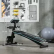 Súlyzópad, összecsukható edzőpad 7 pozícióba állítható háttámlával, fitneszpad, teherbírás akár 120 kg, kék