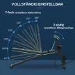 Súlyzópad, összecsukható edzőpad 7 pozícióba állítható háttámlával, fitneszpad, teherbírás akár 120 kg, kék