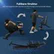 Súlyzópad, összecsukható edzőpad 7 pozícióba állítható háttámlával, fitneszpad, teherbírás akár 120 kg, kék