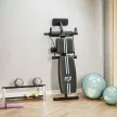Súlyzópad, összecsukható edzőpad 7 pozícióba állítható háttámlával, fitneszpad, teherbírás akár 120 kg, kék