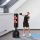 Álló boxzsák 165 cm felnőtteknek szabadon álló, nagy teherbírású boxzsák tapadókorongos talppal, boxpartner, boxedző, profiknak és kezdőknek, fekete