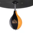 2 az 1-ben boxzsák állvány, max. teherbírás 100 kg, forgatható acél boxzsák tartó 20 kg-os boxzsákkal/golyóval, magasságban állítható álló boxzsák tartó, beltéri fitnesz edzéshez, fekete