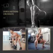  Kettlebell Kugelhantel 8 kg Gewicht-Hantel mit Sand befüllt für Anfänger Schwarz