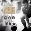  Kettlebell Kugelhantel 8 kg Gewicht-Hantel mit Sand befüllt für Anfänger Schwarz