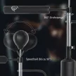 Bokszállvány, szabadon álló bokszedző 2 sebességes labdával, reflexrúddal és tapadókorongos talppal, 160-230 cm között állítható magasságú, felnőttek és tinédzserek számára alkalmas, fekete