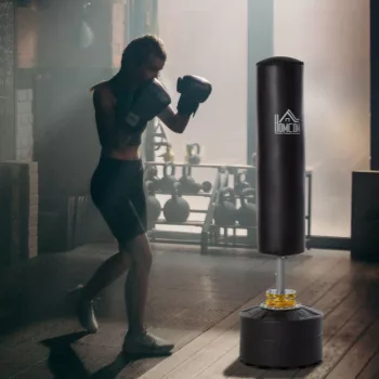   170 cm-es szabadon álló boxzsák tapadókorongos talppal, nagy teherbírású kickboxzsák, boxedző felnőtteknek és tinédzsereknek, fitnesz boxzsák erőnléti edzéshez, boxedzéshez és MMA edzéshez