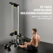  Kraftstation höhenverstellbar 25-165 cm mit Dual-Pulley-Systemen Adaptern 62 x 60 x 200 cm Schwarz