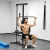 Otthoni erőkeret, evezőgép, súlyok nélkül, otthoni fitneszfelszerelés, acél, műbőr, fekete