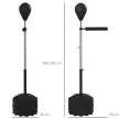 Boxlabda reflexrúddal, állítható magasságú 160-205 cm, tölthető talppal, pumpával együtt, fekete