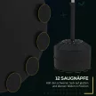 Boxlabda reflexrúddal, állítható magasságú 160-205 cm, tölthető talppal, pumpával együtt, fekete