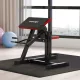 Fitneszpad és tricepsz hosszabbító, 5 ülésbeállítás, 25 szög, acél és műbőr, fekete