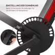 Fitneszpad és tricepsz hosszabbító, 5 ülésbeállítás, 25 szög, acél és műbőr, fekete