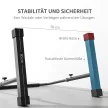 Merülőpad, állítható magasságú 80-105 cm, könnyű, csúszásmentes, 120 kg-ig, acél, fekete