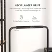 Merülőpad, állítható magasságú 80-105 cm, könnyű, csúszásmentes, 120 kg-ig, acél, fekete