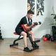 Római szék Hyperextension pad és súlyzópad, Összecsukható edzőpad, Multifunkcionális fitneszpad 300 kg-ig
