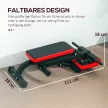 Római szék Hyperextension pad és súlyzópad, Összecsukható edzőpad, Multifunkcionális fitneszpad 300 kg-ig