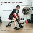 Római szék Hyperextension pad és súlyzópad, Összecsukható edzőpad, Multifunkcionális fitneszpad 300 kg-ig