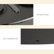 Zenélő boxgép, ritmikus boxeszköz, 9 üzemmód, Bluetooth, LED lámpák, boxkesztyűvel, fekete
