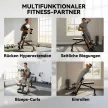 Edzőpad, súlyzópad, fitneszpad, acélváz, fekete