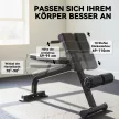 Edzőpad, súlyzópad, fitneszpad, acélváz, fekete