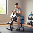 Edzőpad, súlyzópad, fitneszpad, acélváz, fekete