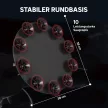135 cm-es szabadon álló bokszzsák, 10 tapadókoronggal és lengéscsillapítóval felnőtteknek és tinédzsereknek