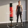 Szabadon álló bokszzsák 156 cm, 12 tapadókoronggal, ütéscsillapítással, felnőtteknek és tinédzsereknek