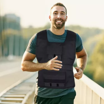   Súlymellény 15 kg / 20 kg / 30 kg állítható edzőmellény levehető súlyokkal Futómellény nőknek és férfiaknak izomépítéshez, erőnléti edzéshez, futáshoz, fitneszhez, cross-traininghez