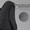 Súlyzómellény 20 kg-os állítható edzőmellény levehető súlyokkal, fekete