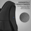 Súlyzómellény 10 kg-os állítható edzőmellény levehető súlyokkal, fekete