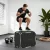 3 az 1-ben Plyo Box, Ugródoboz Fogantyúnyílásokkal, Otthoni Fitneszhez és Kültéri Edzésekhez, 3 Ugrómagasság, Fa, Fekete