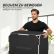 3 az 1-ben Plyo Box, Ugródoboz Fogantyúnyílásokkal, Otthoni Fitneszhez és Kültéri Edzésekhez, 3 Ugrómagasság, Fa, Fekete