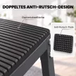  Plyometrische Sprungboxen 3er Set 30,5/45,8/61 cm Stapelbare Plyo Jump Box aus Stahl bis 200 kg