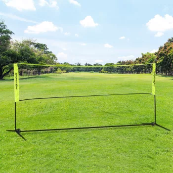   Tollaslabda háló, állítható magasságú 107-155 cm, tollaslabdához, teniszhez, pickleballhoz, röplabdához, táskával együtt.