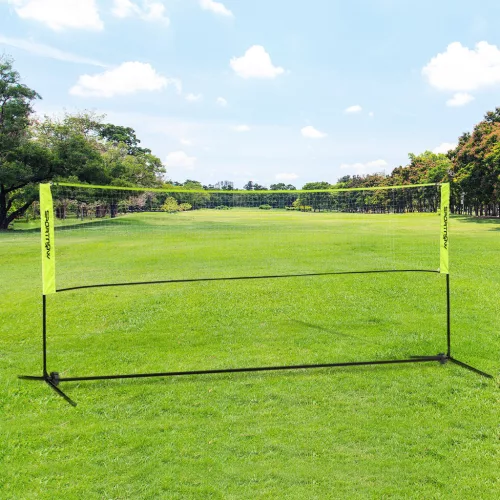 Tollaslabda háló, állítható magasságú 107-155 cm, tollaslabdához, teniszhez, pickleballhoz, röplabdához, táskával együtt.