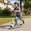 Elektromos roller, elektromos roller, 6 km hatótávolság, 6 éves kortól, acélváz, fekete-fehér, 76 x 53 x 95 cm
