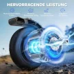 Elektromos roller, elektromos roller, 6 km hatótávolság, 6 éves kortól, acélváz, fekete-fehér, 76 x 53 x 95 cm